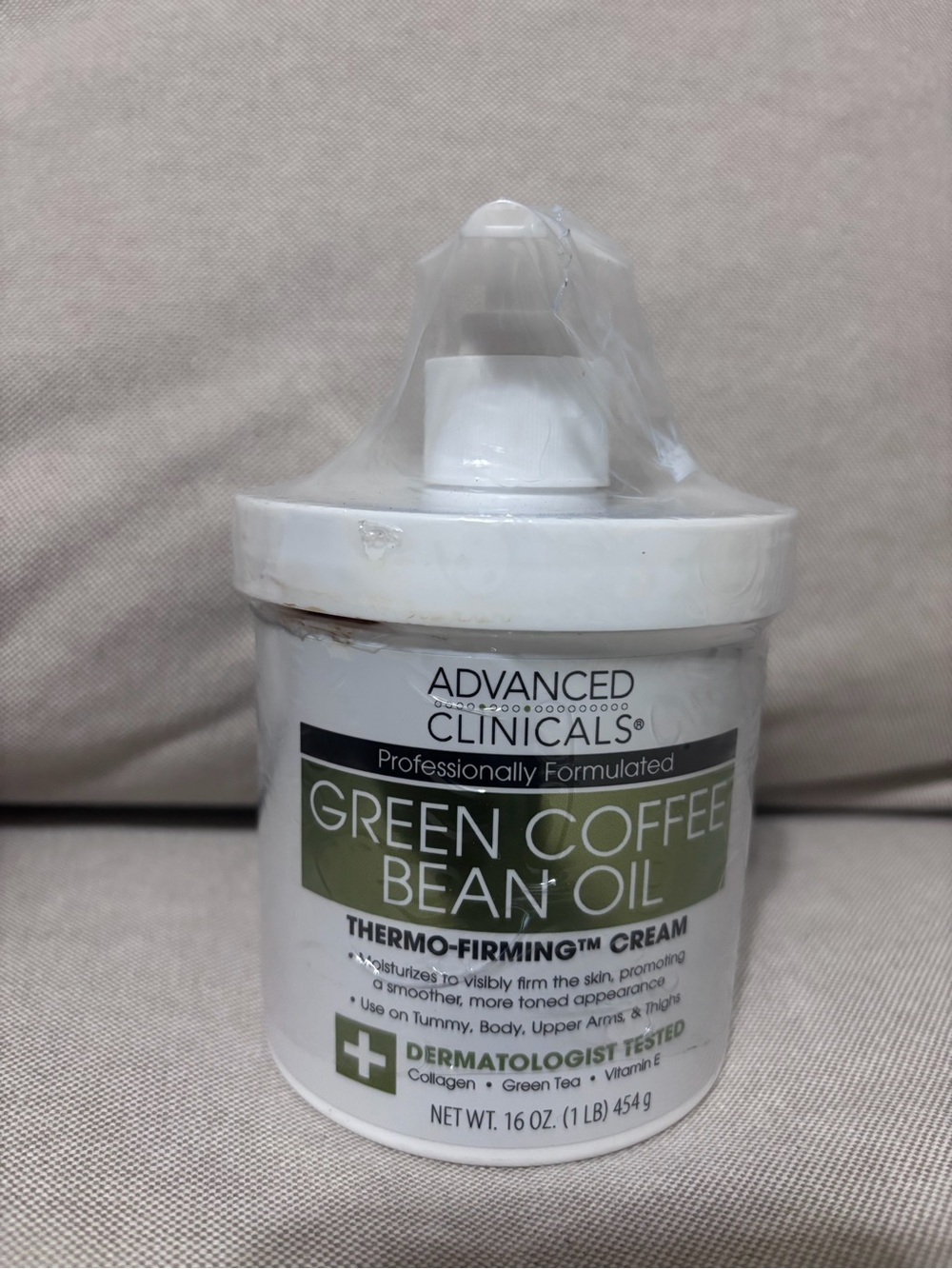 Advanced Clinical Green Coffee Bean Oil, Thermo-Firming™ Cream, 16 oz